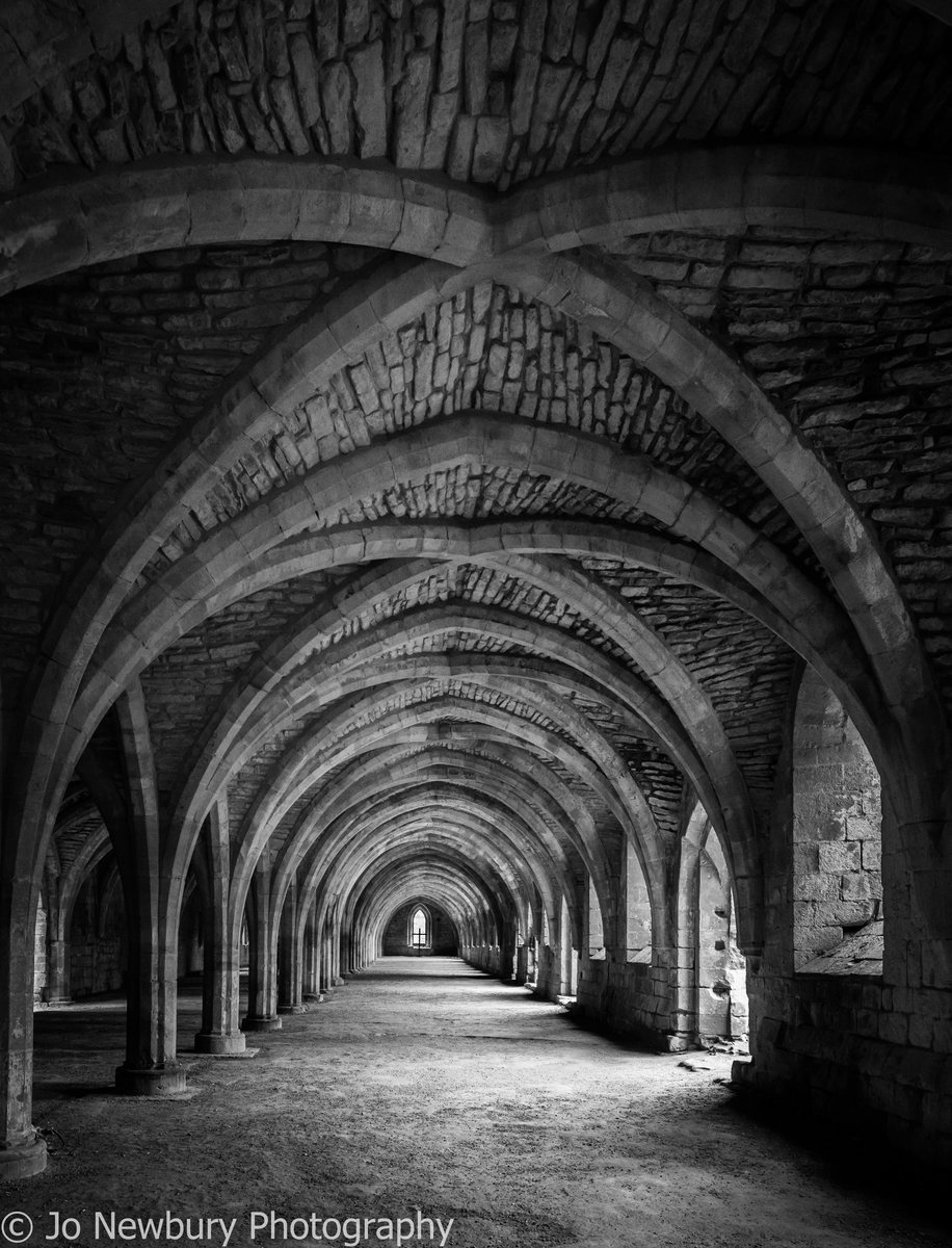 Jo Newbury Photography fineart Fountains Abbey repeating patterns