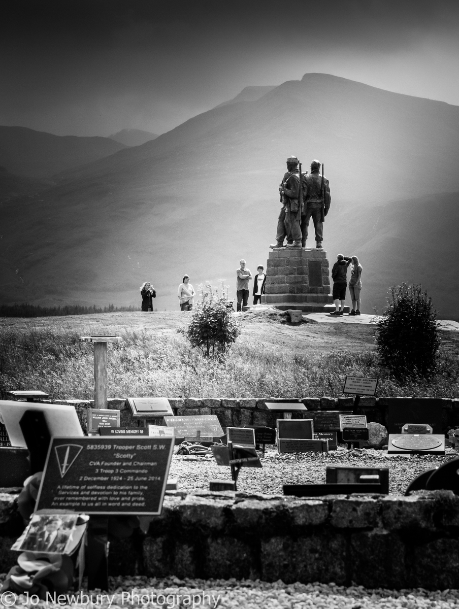 Jo Newbury Photography landscape memorial in the highlands Scotland