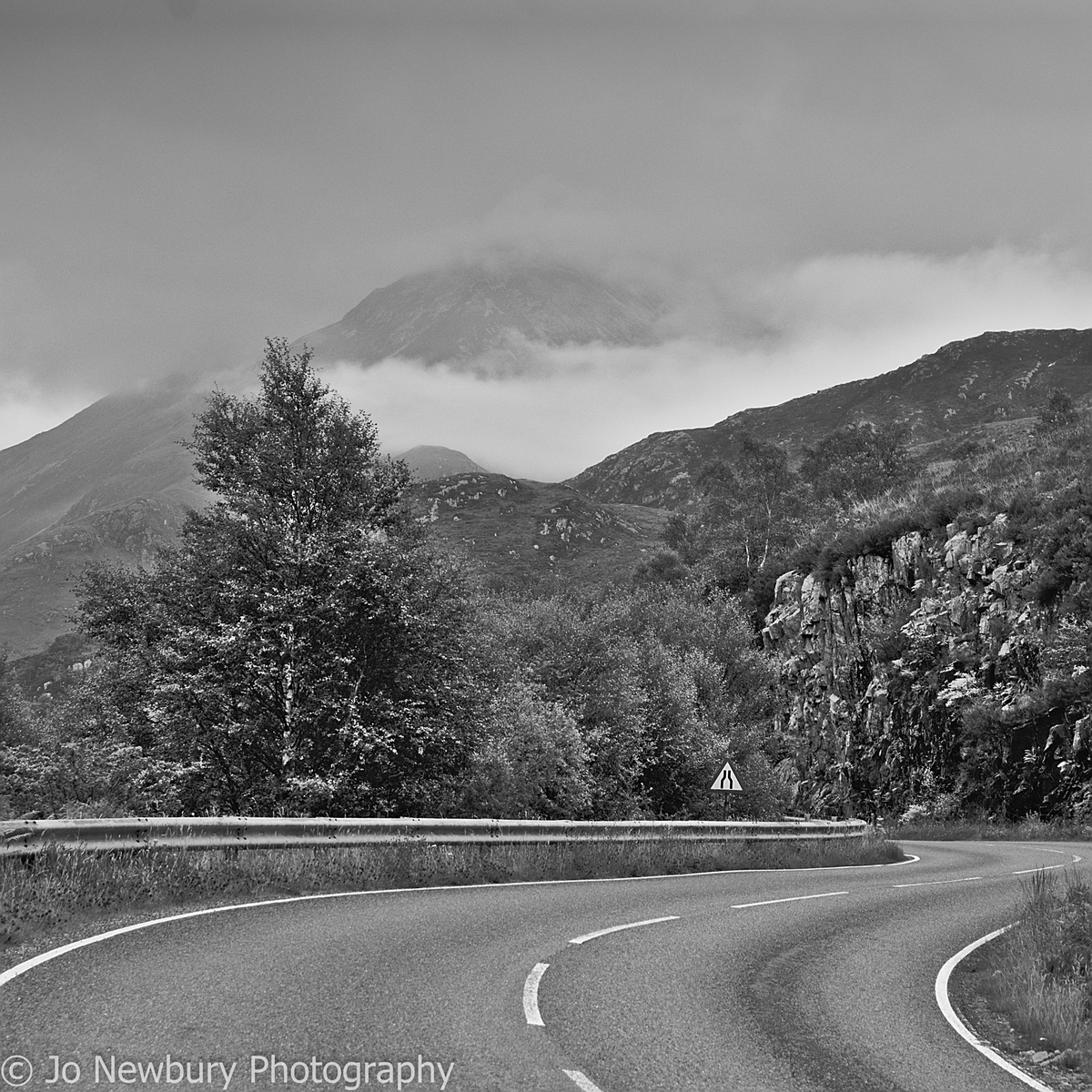 Jo Newbury Photography landscape Scottish road leading to highlands