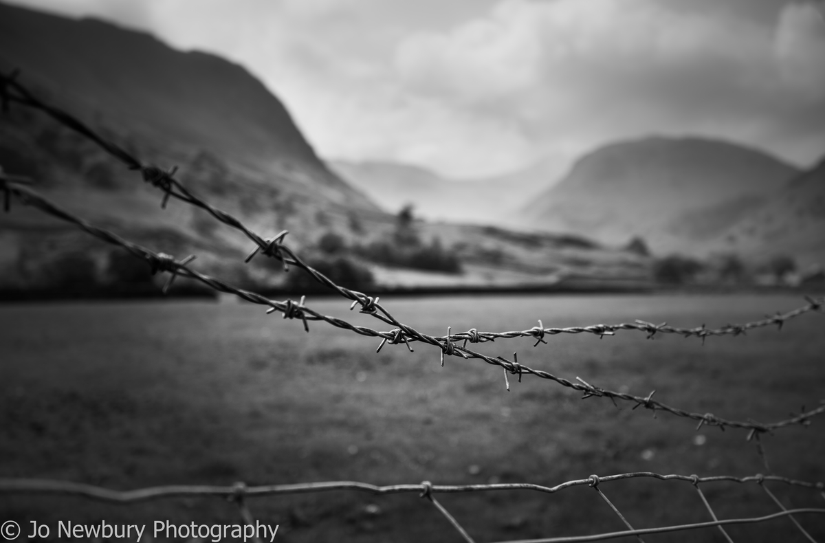 Jo Newbury Photography landscape Lake District Cumbria fence