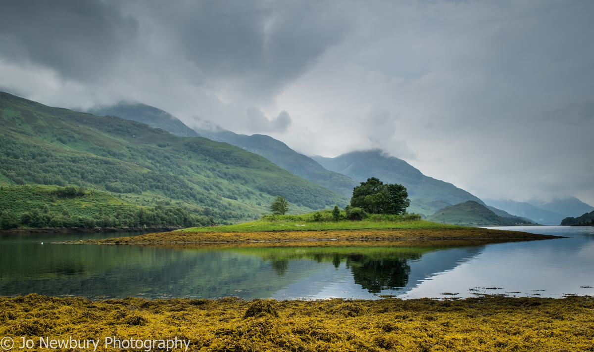 Jo Newbury Photography landscape Loch Leven reflection Scotland