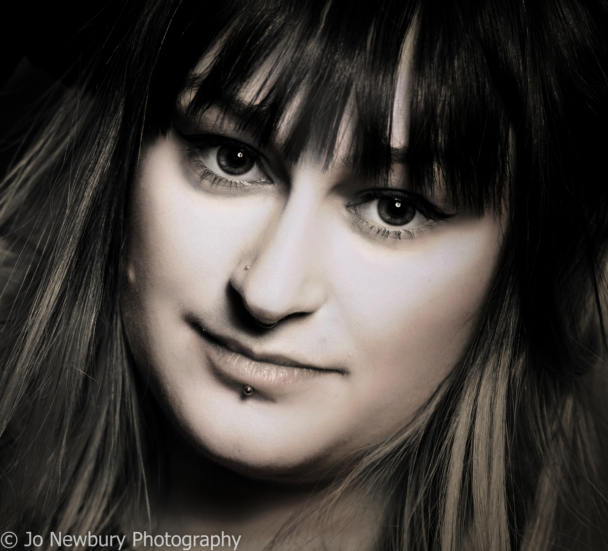 Jo Newbury Photography portrait studio portrait taken with beauty dish