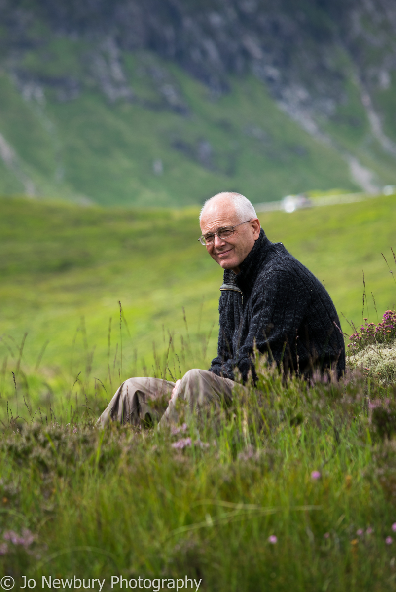 Jo Newbury Photography portrait lifestyle portrait in Scottish highlands